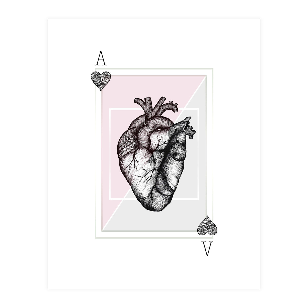 Ace Of Hearts (Print Only)