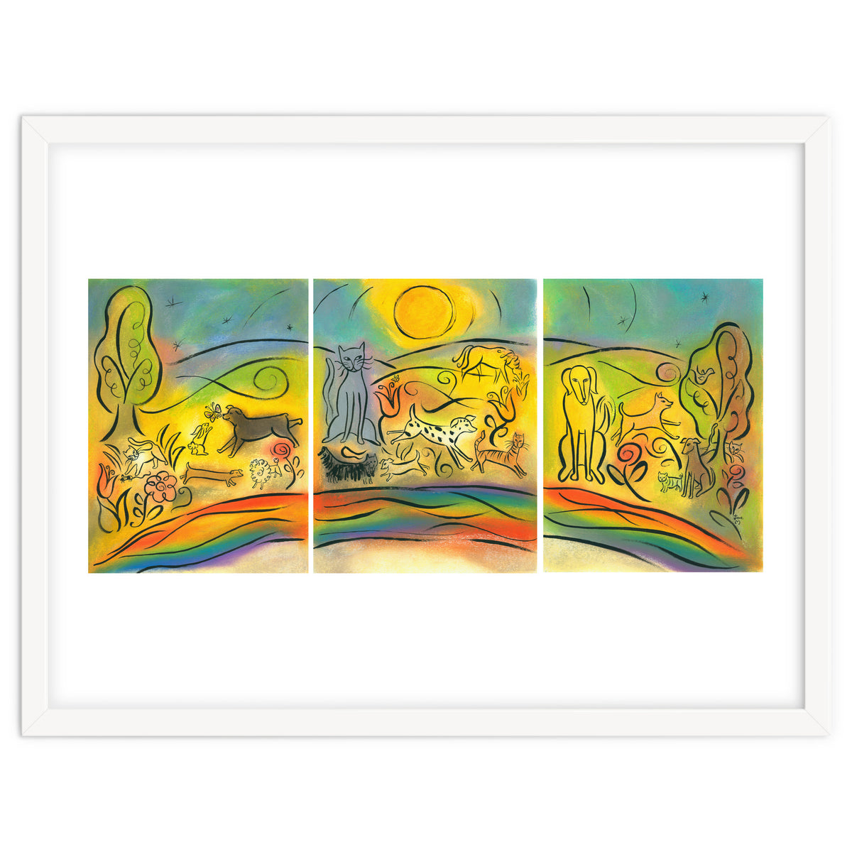 Rainbow Bridge Print