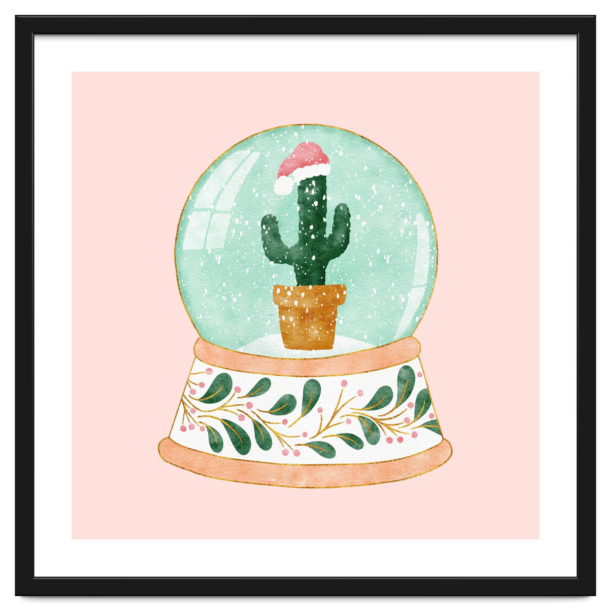 Cactus Snow Globe