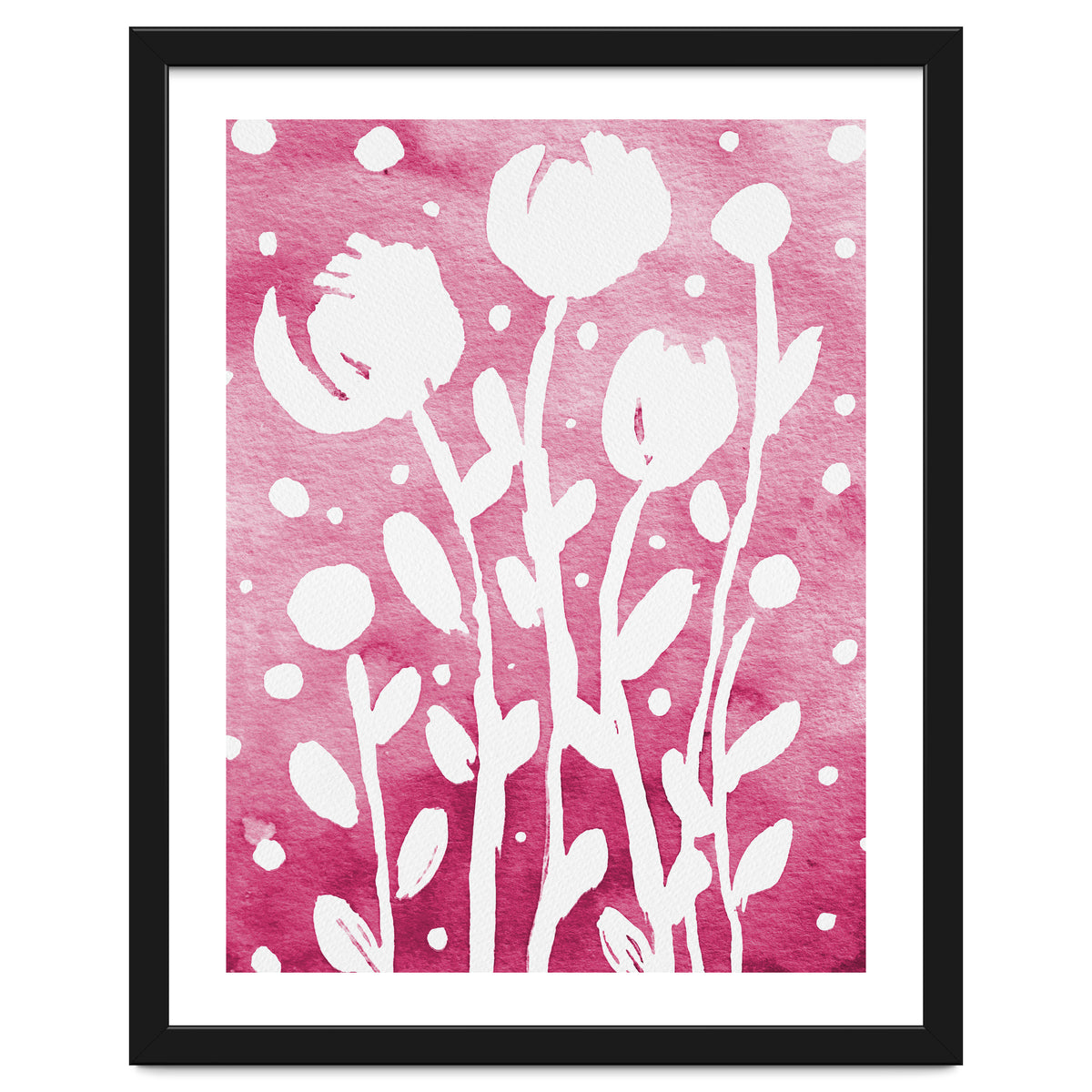 Abstract Flowers Pink