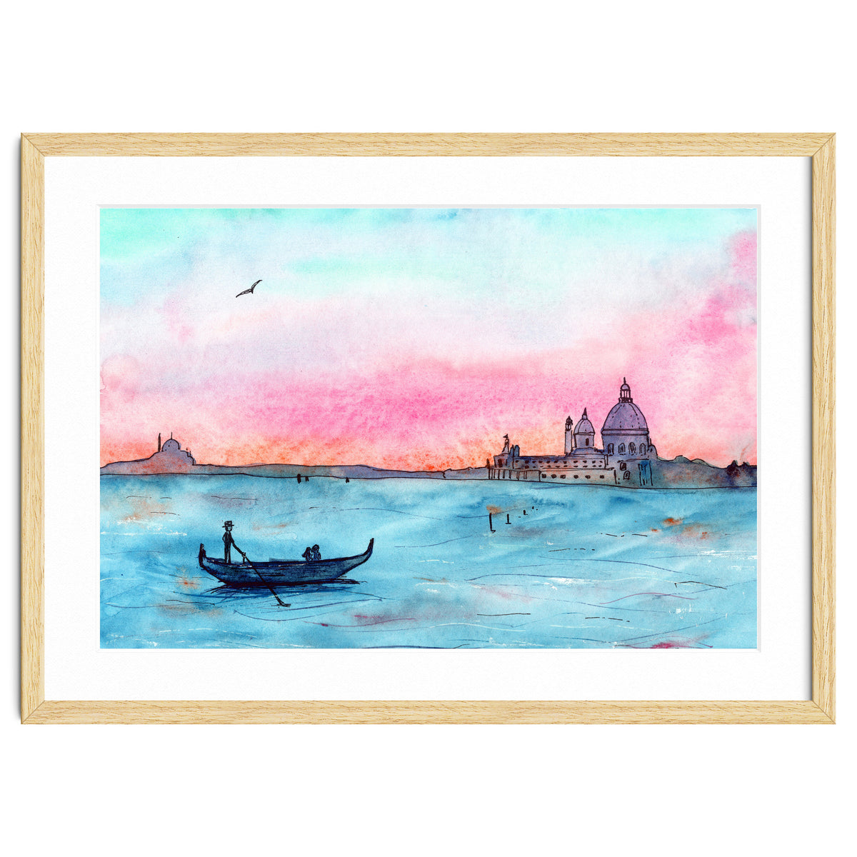 Sunset in Venice || watercolor