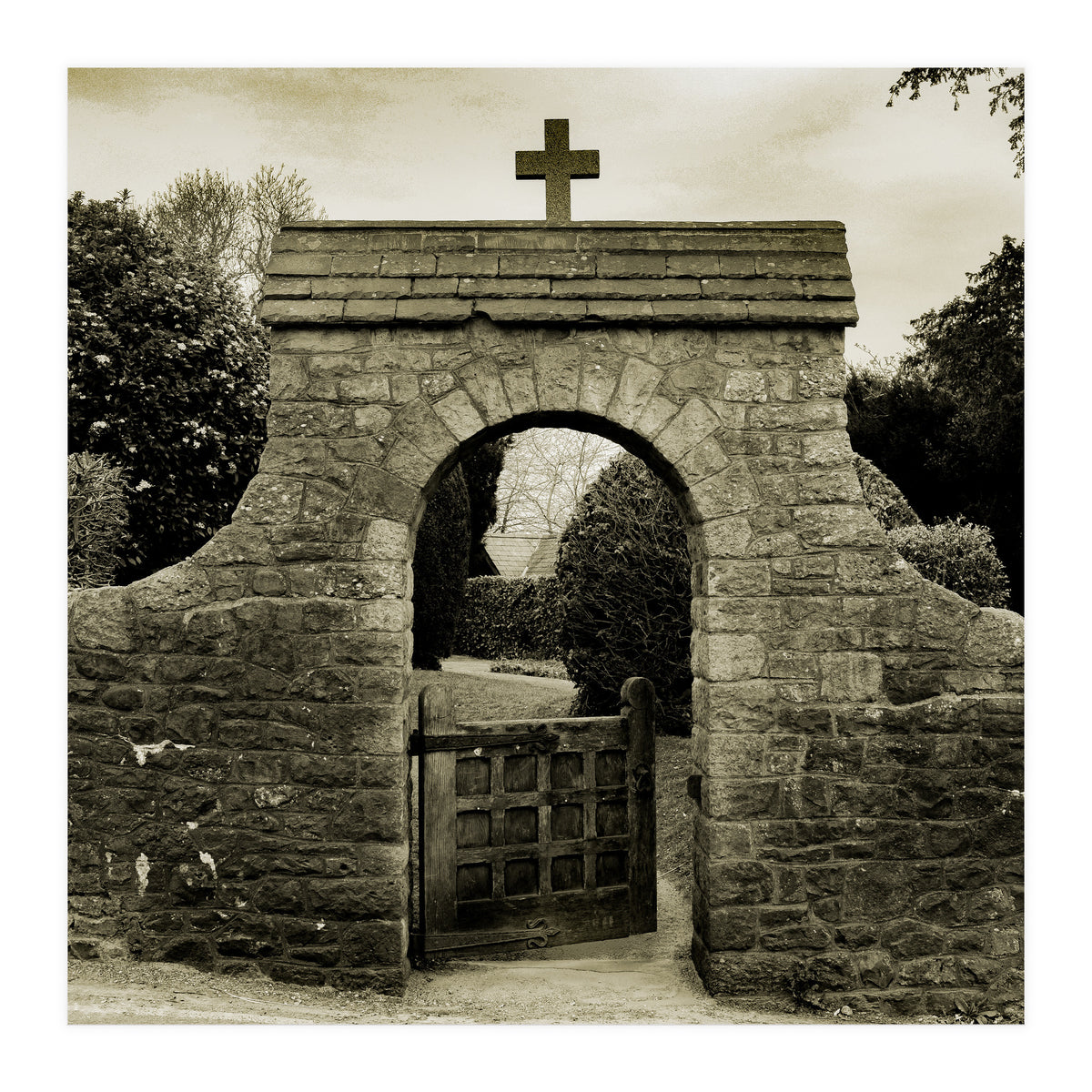 The Churchyard gate (Print Only)