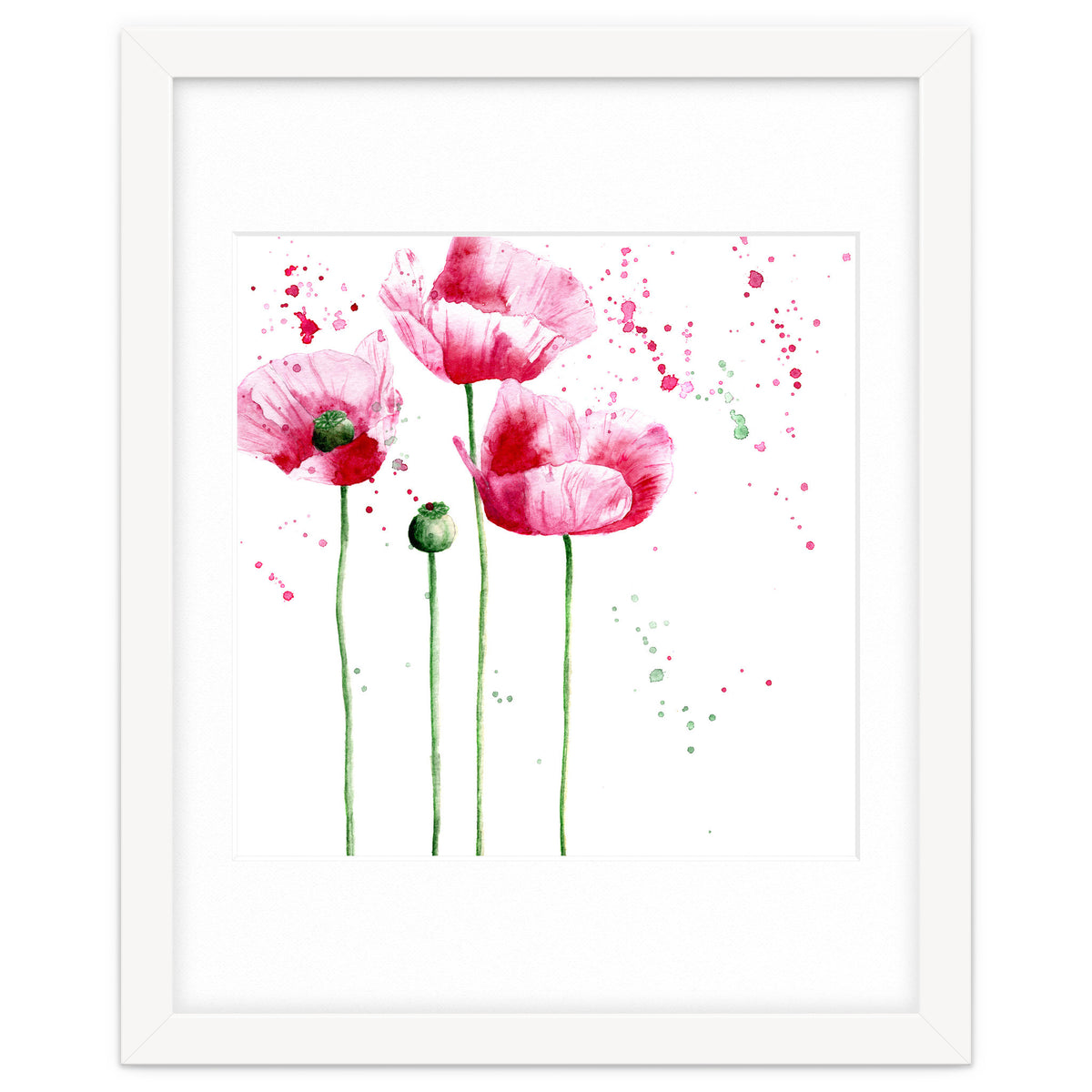 Poppies || watercolor