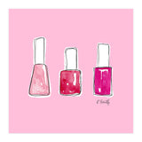 Nail Polish Watercolour | Pink (Print Only) thumbnail