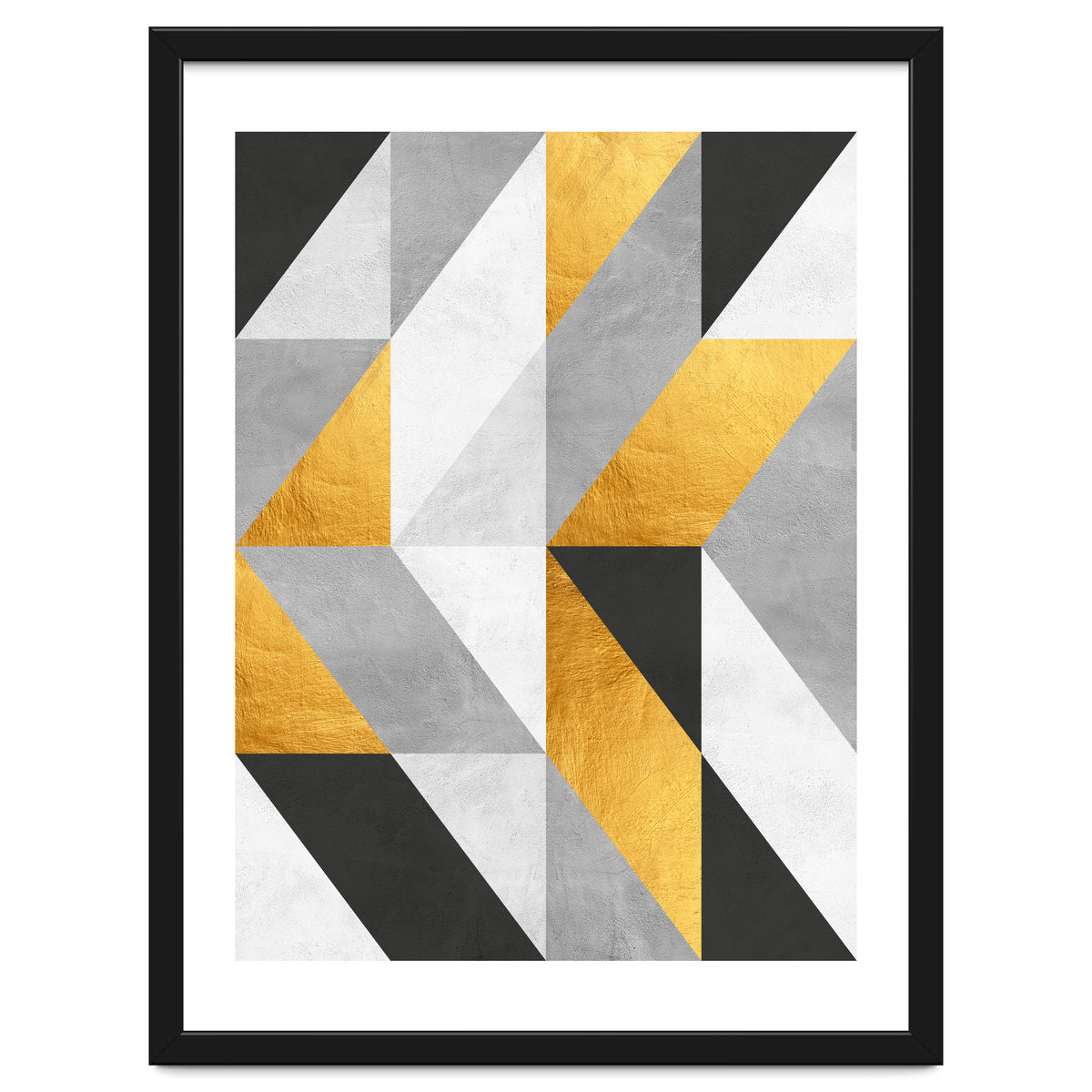 Gray and Gold Composition I