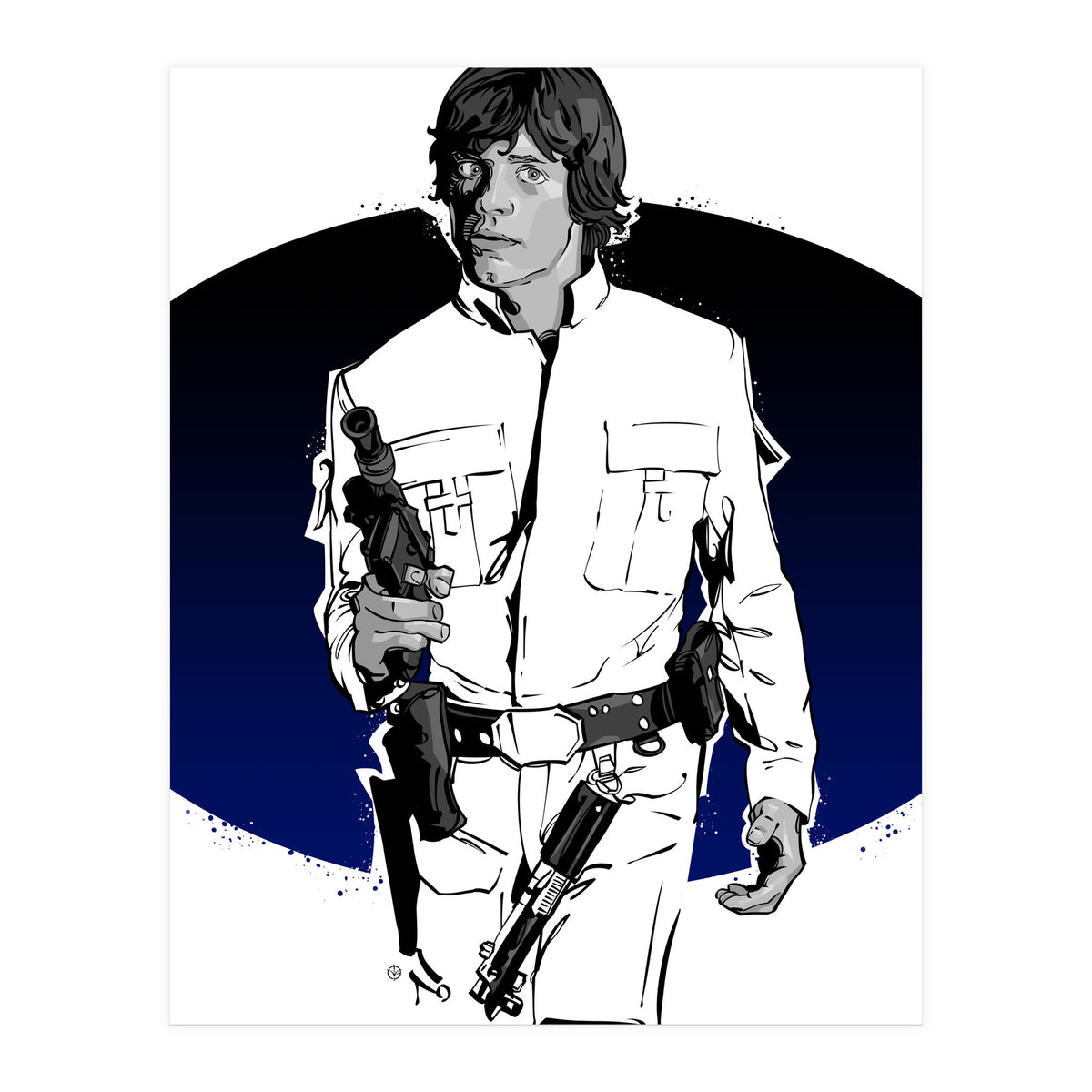 Luke Skywalker STAR WARS (Print Only)