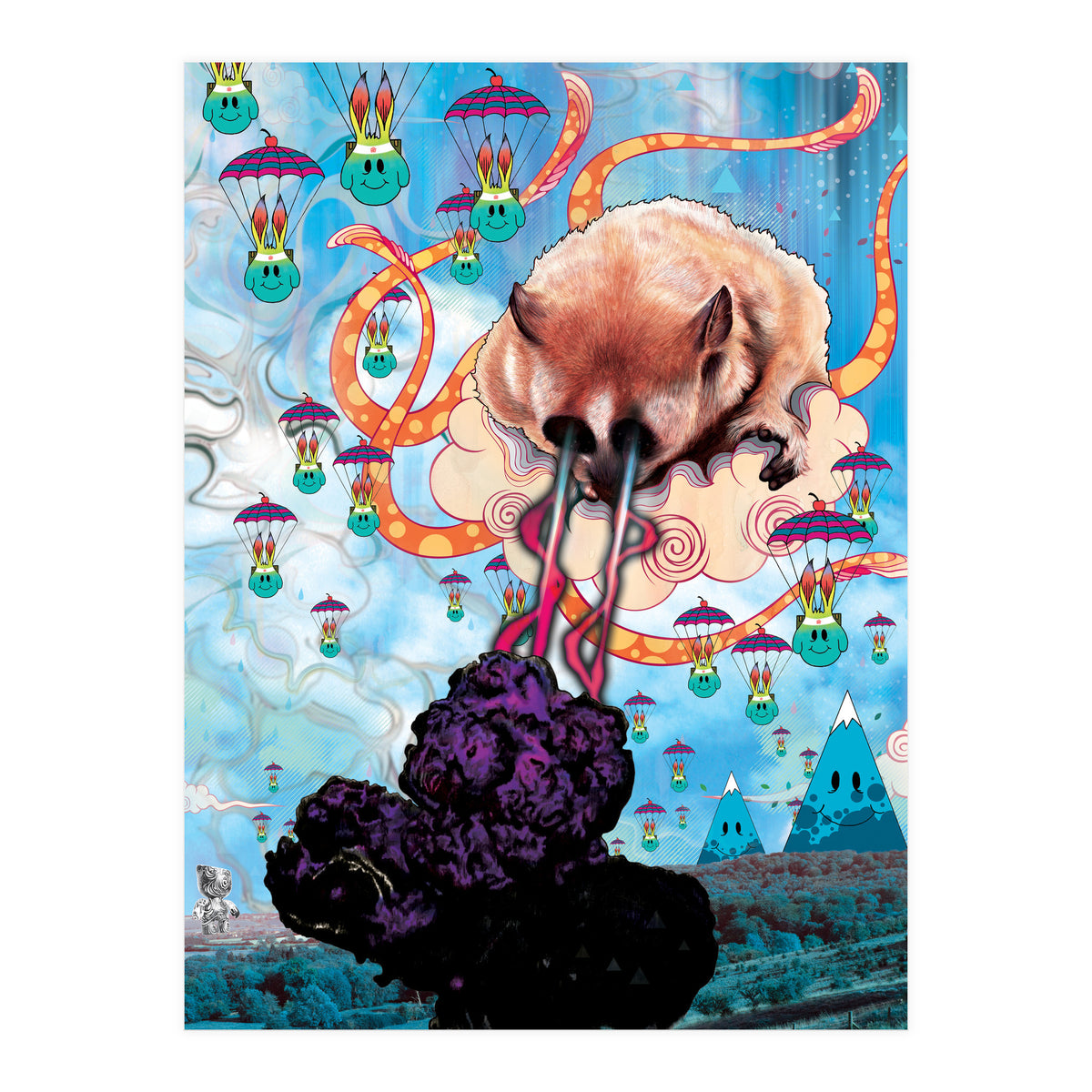 Attack Of The Super Furry Animal (Print Only)