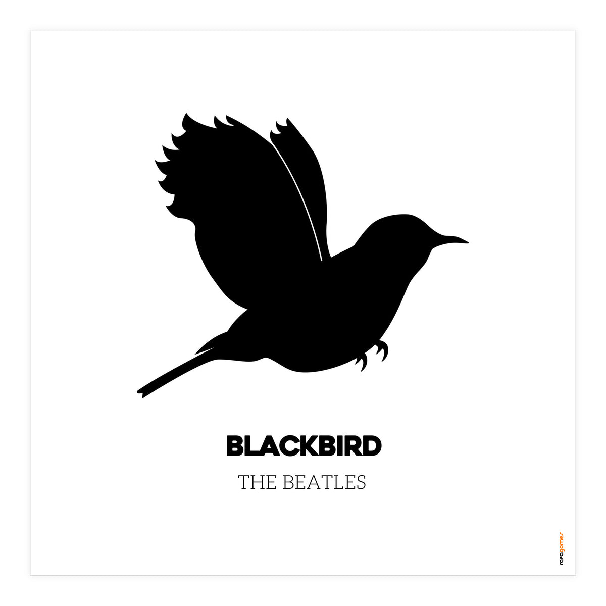 The Beatles Blackbird (Print Only)