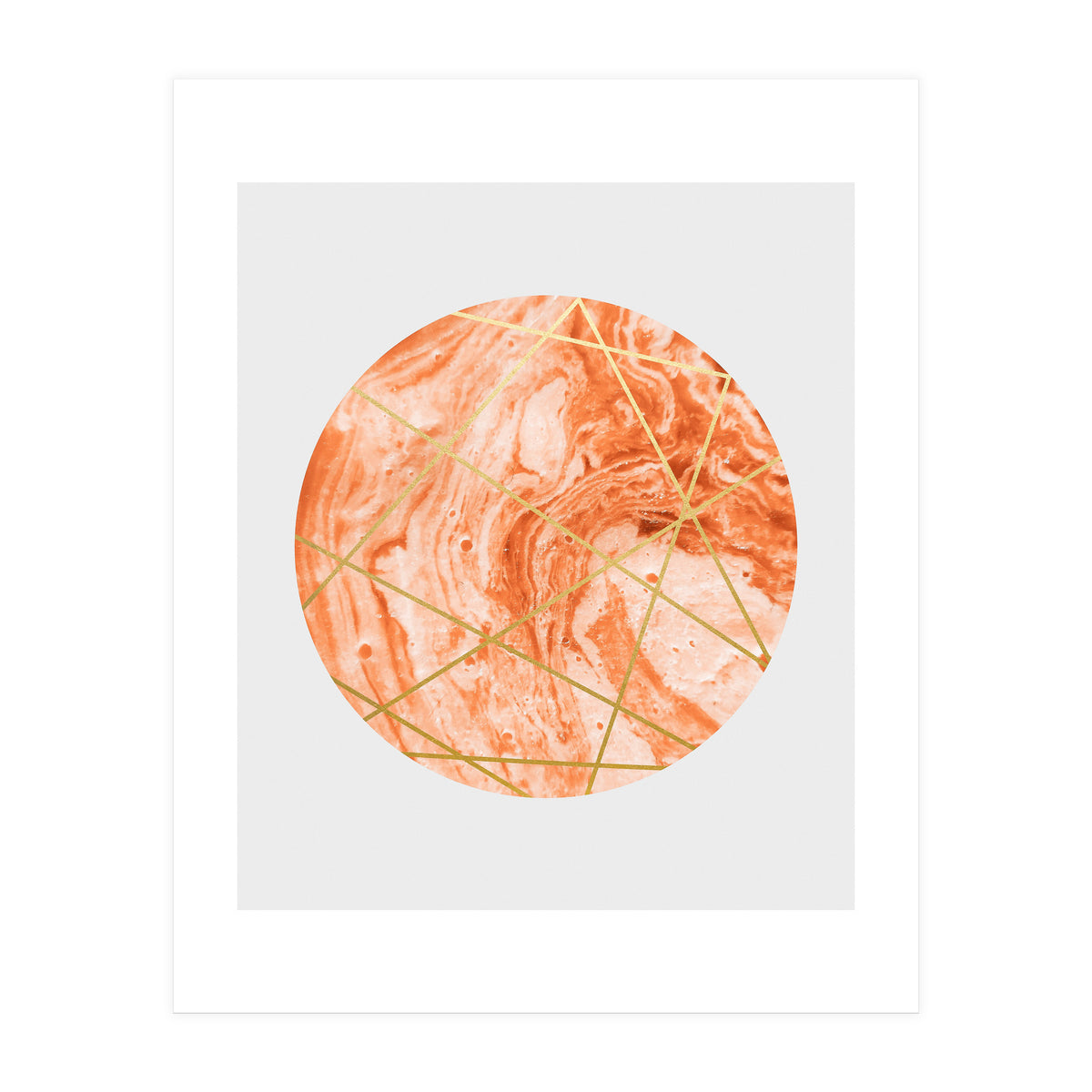 Peach Sphere (Print Only)