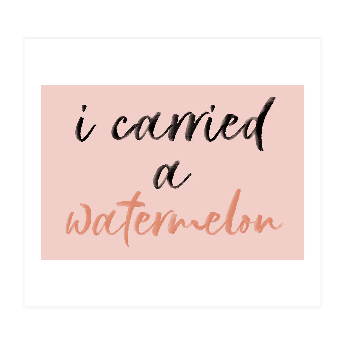 Carried  (Print Only)