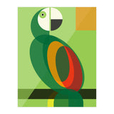 Mid Century Geometric Parrot (Print Only) thumbnail