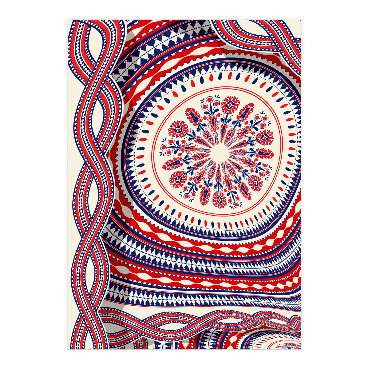 Romanian embroidery background 16 (Print Only)