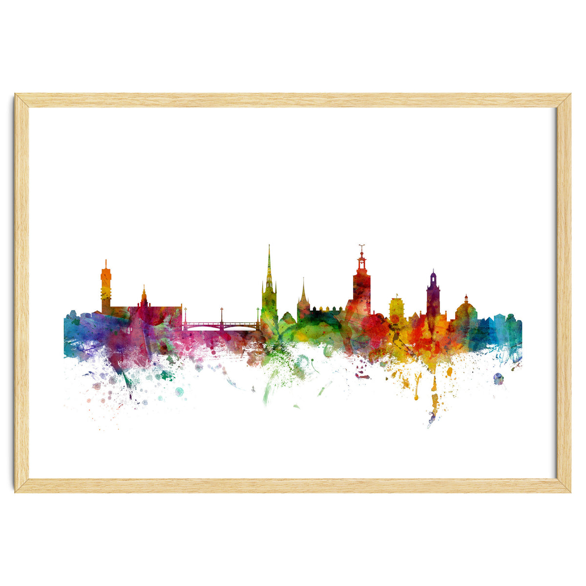 Stockholm Sweden Skyline