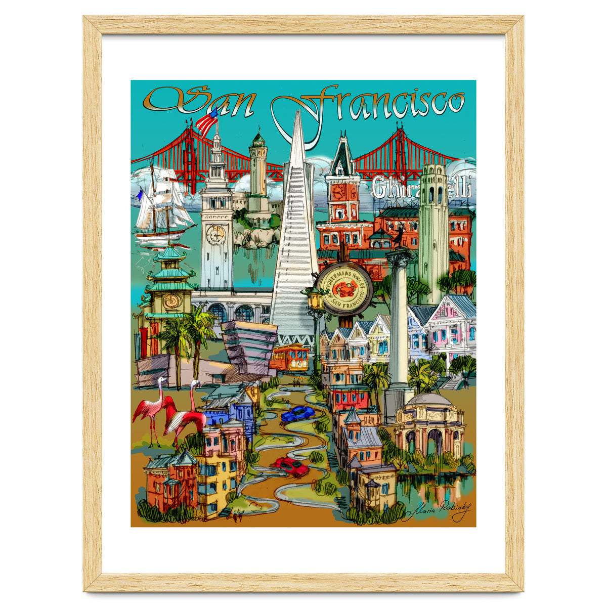 San Francisco Illustration