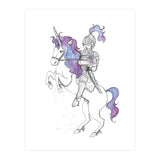 Unicorn Knight (Print Only) thumbnail