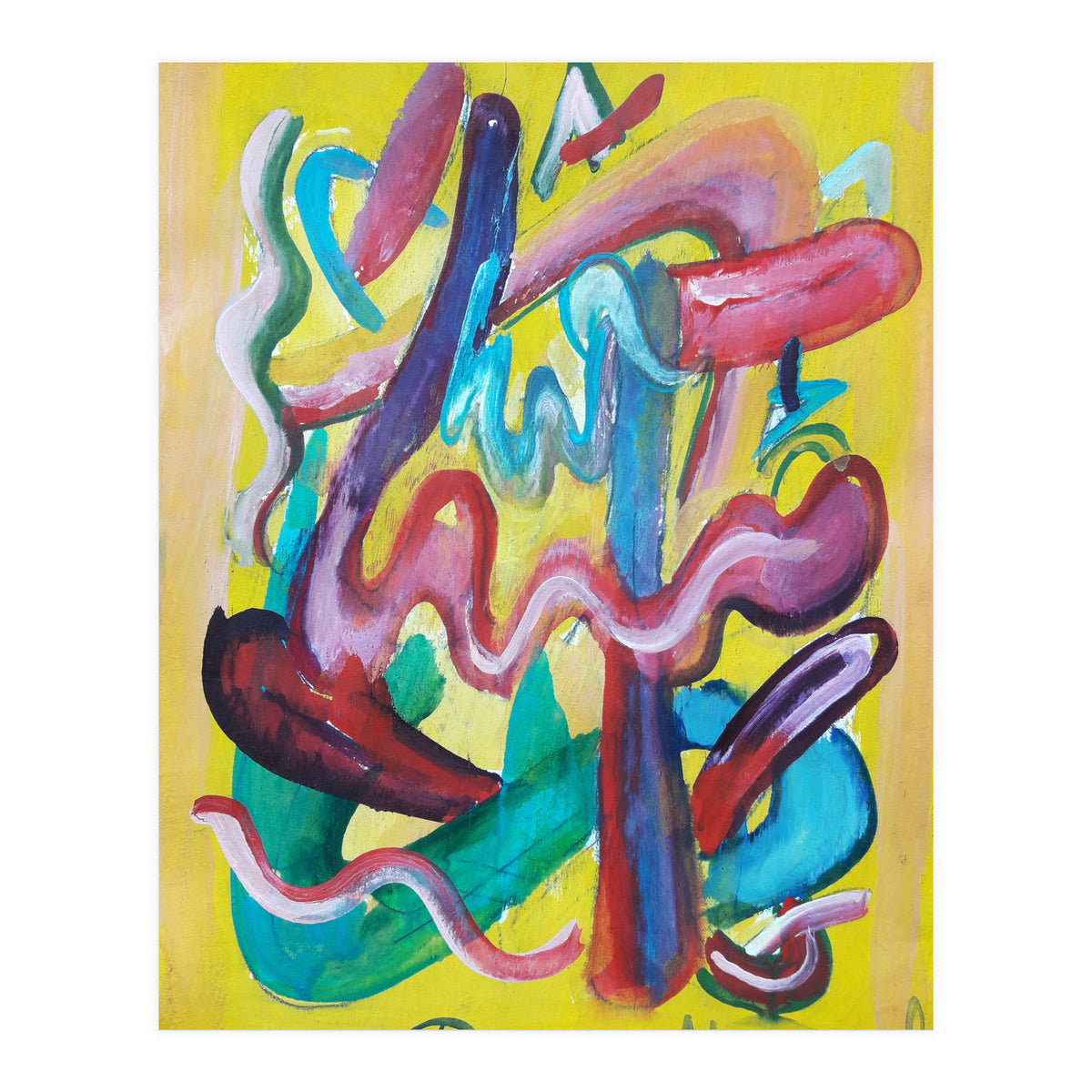 Formas Lenguas Rayos Y El 4 (Print Only)