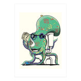 Octopus on the Toilet (Print Only) thumbnail