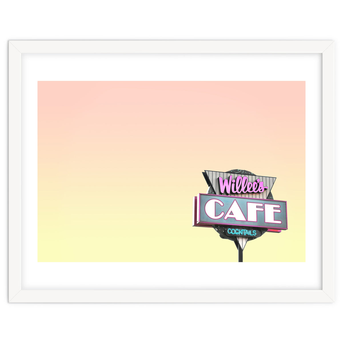 Willees Cafe and Cocktails Neon Sign