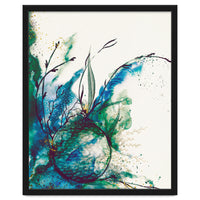 Abstract Sea Watercolour
