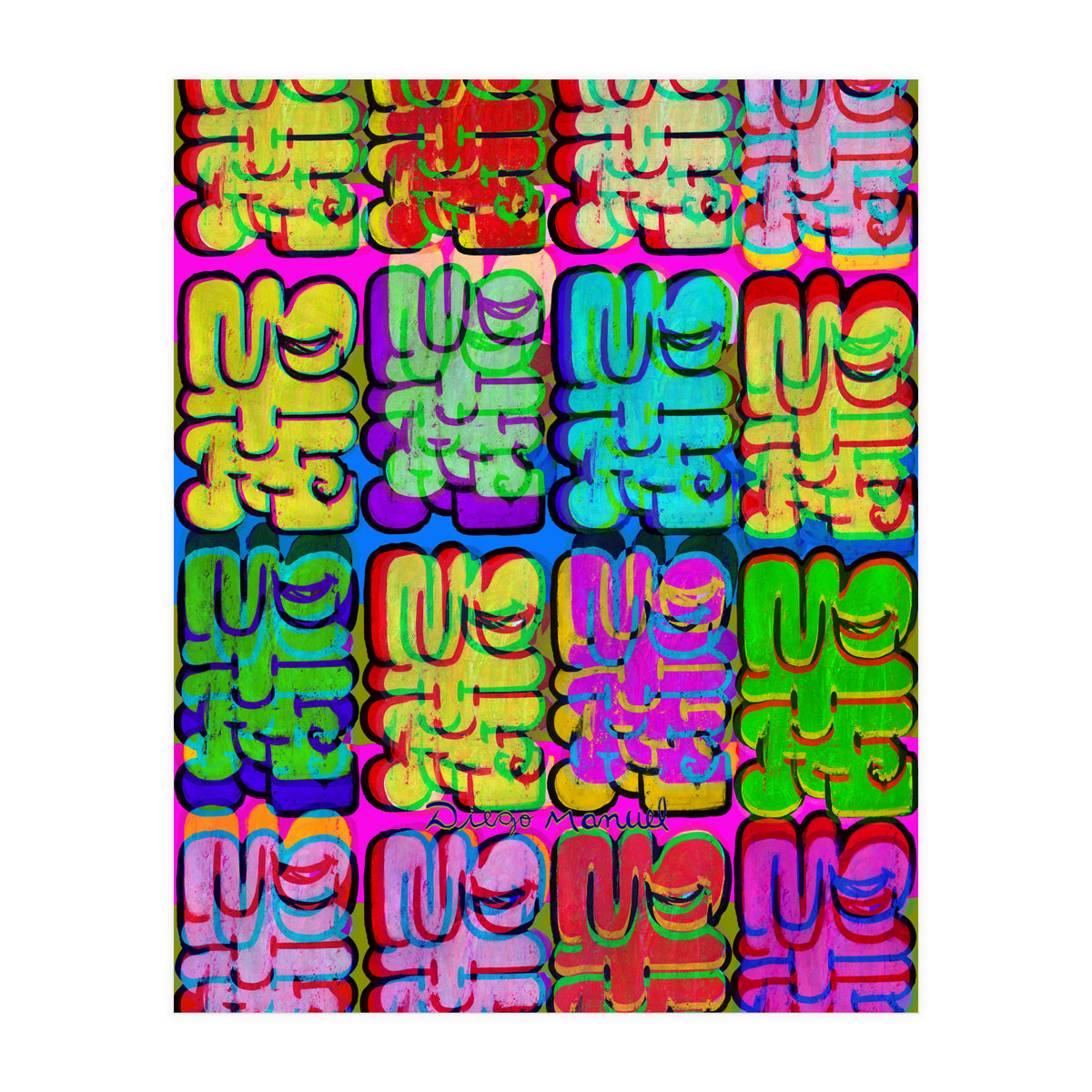 Graffitis 2021 Tapiz 122 (Print Only)