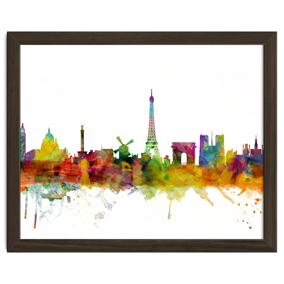 Paris France Skyline