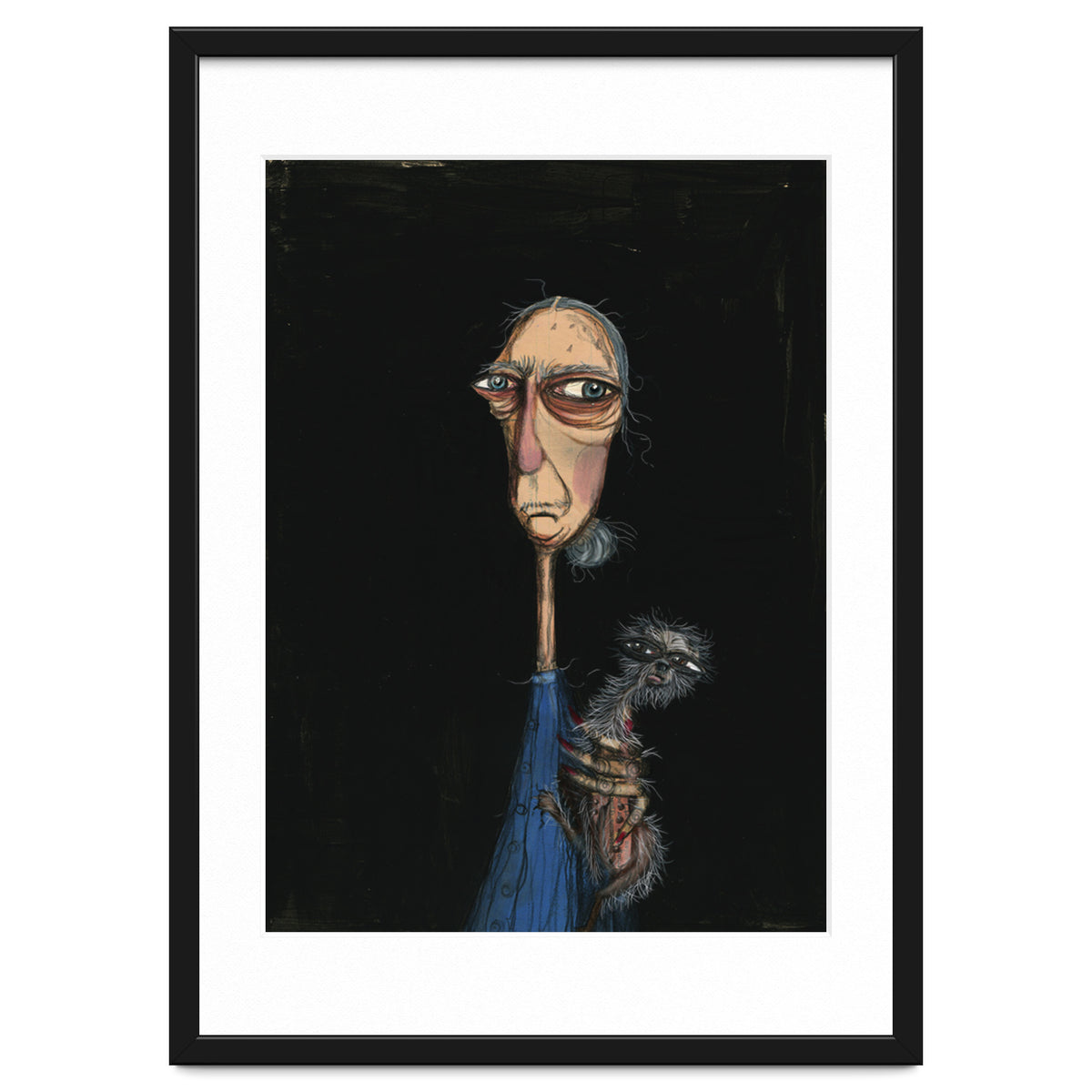 Woman Holding A Chihuahua