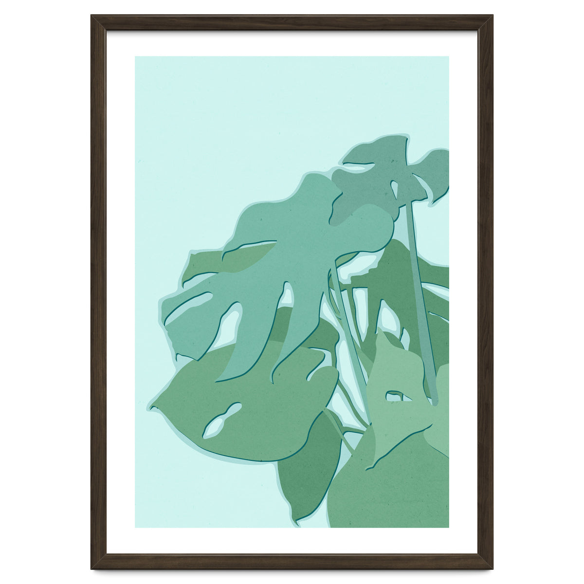 Minimal Monstera Leaves - Greener Eden