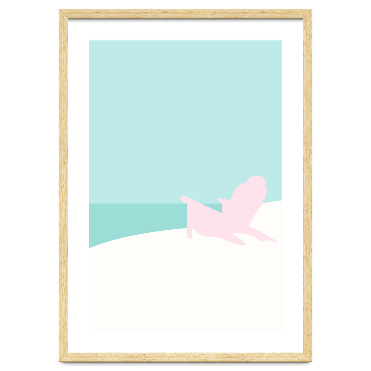 Minimal Beach Chair - Turquoise Coast