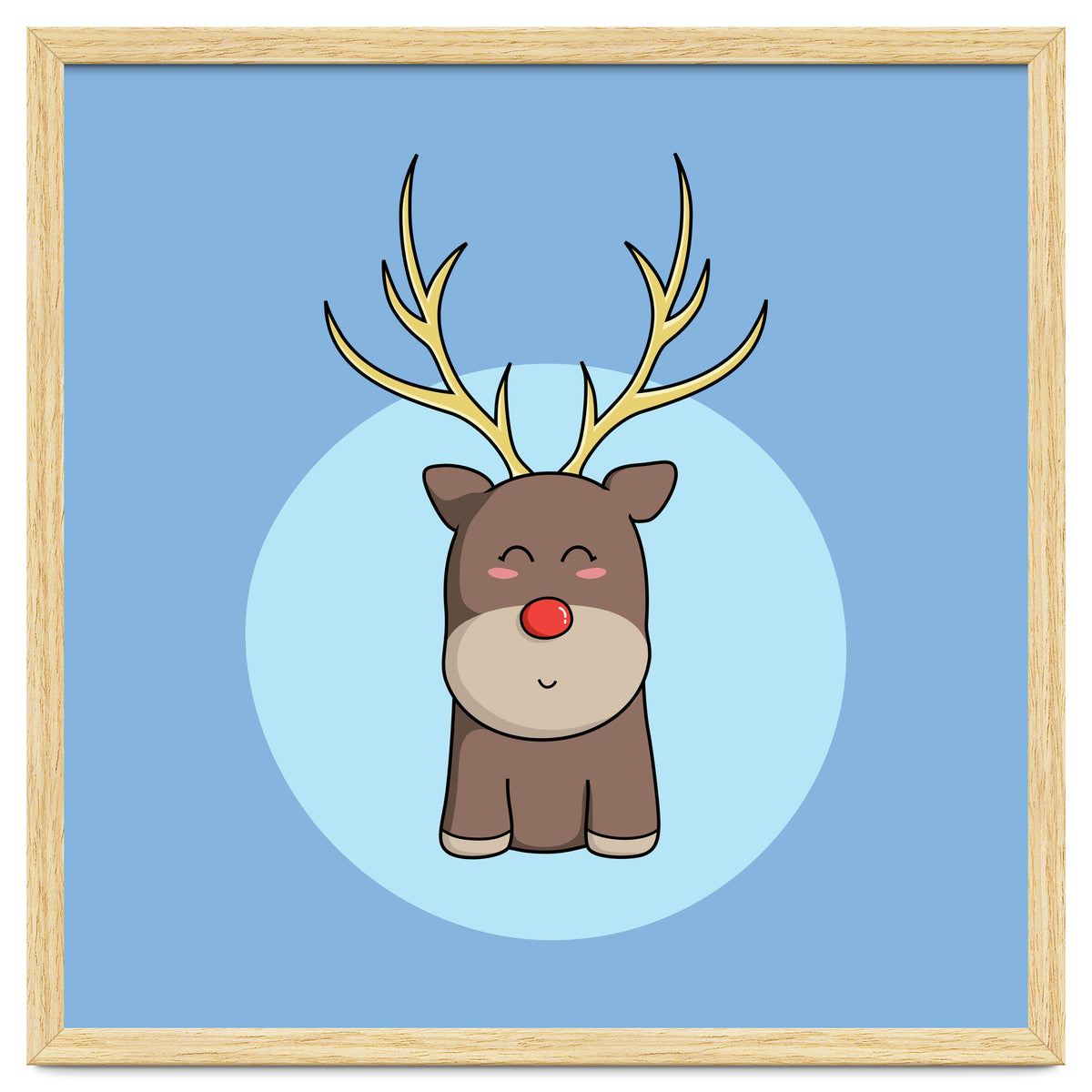 Kawaii Cute Christmas Reindeer