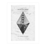 Coordinates SAN FRANCISCO Golden Gate Bridge (Print Only) thumbnail