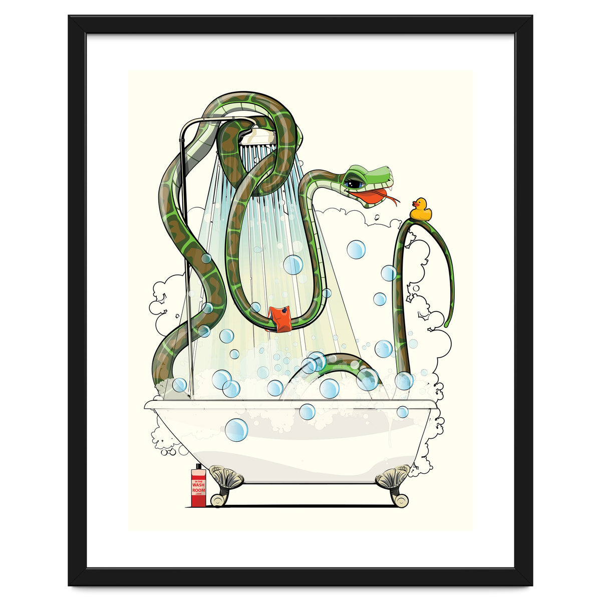 Snake in the Bath, Funny Bathroom Humour