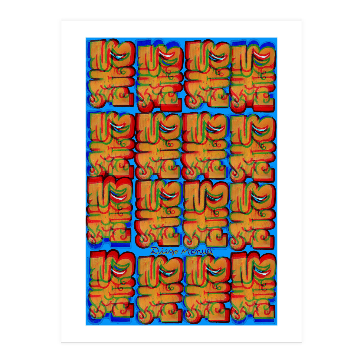 Graffitis 2021 Tapiz 132 (Print Only)