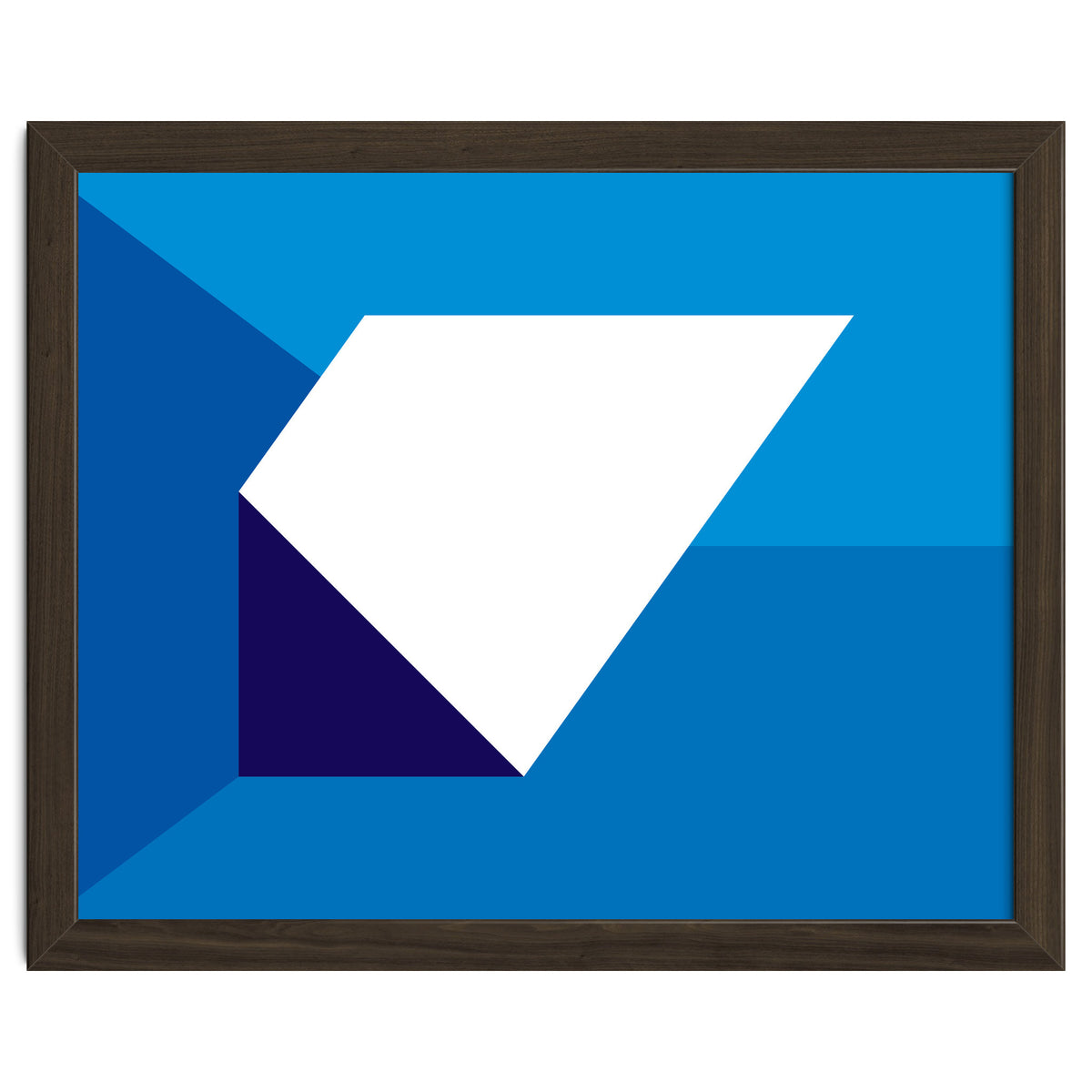 Geometric Shapes No. 32 -  blues