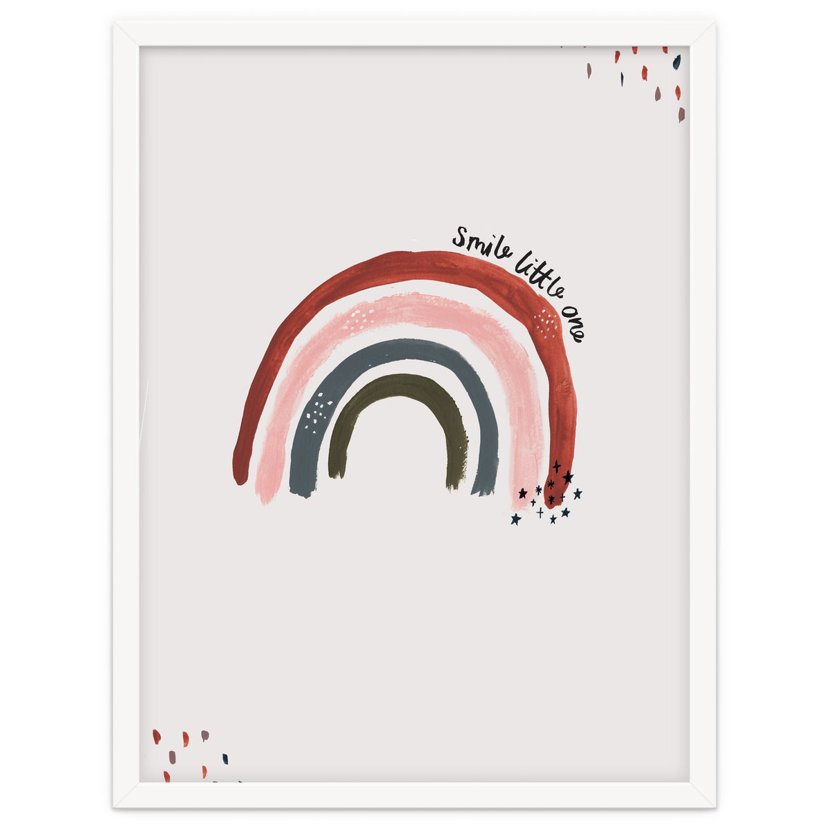 Smile Little One Rainbow Portrait