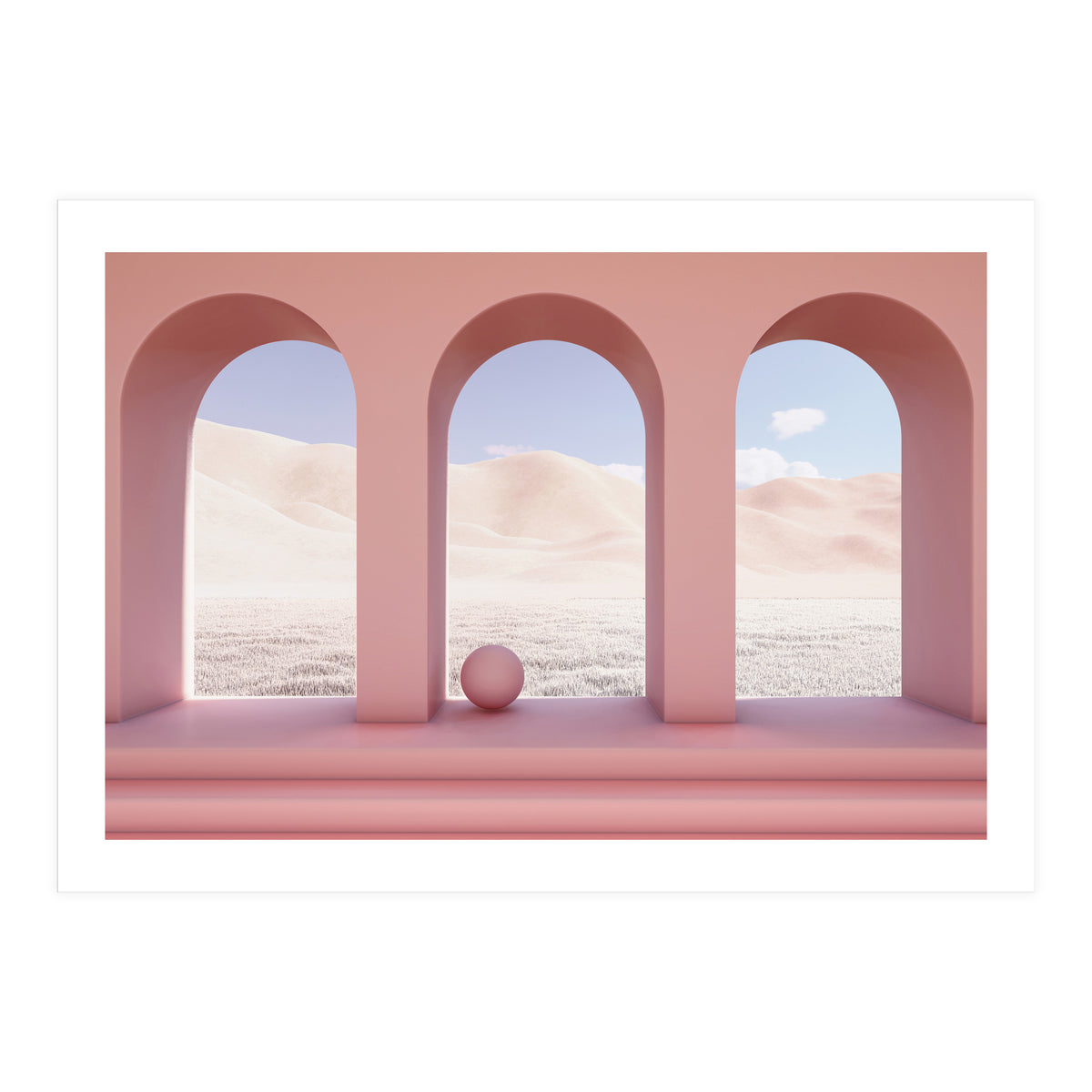 BALL IN ARC (Print Only)