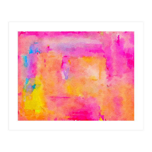 Be A Rainbow In Someone's Cloud | Modern Bohemian Watercolor Painting Optimism Positivity Good Vibes (Print Only)