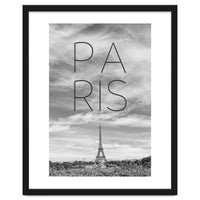 PARIS Eiffel Tower | Text & Skyline