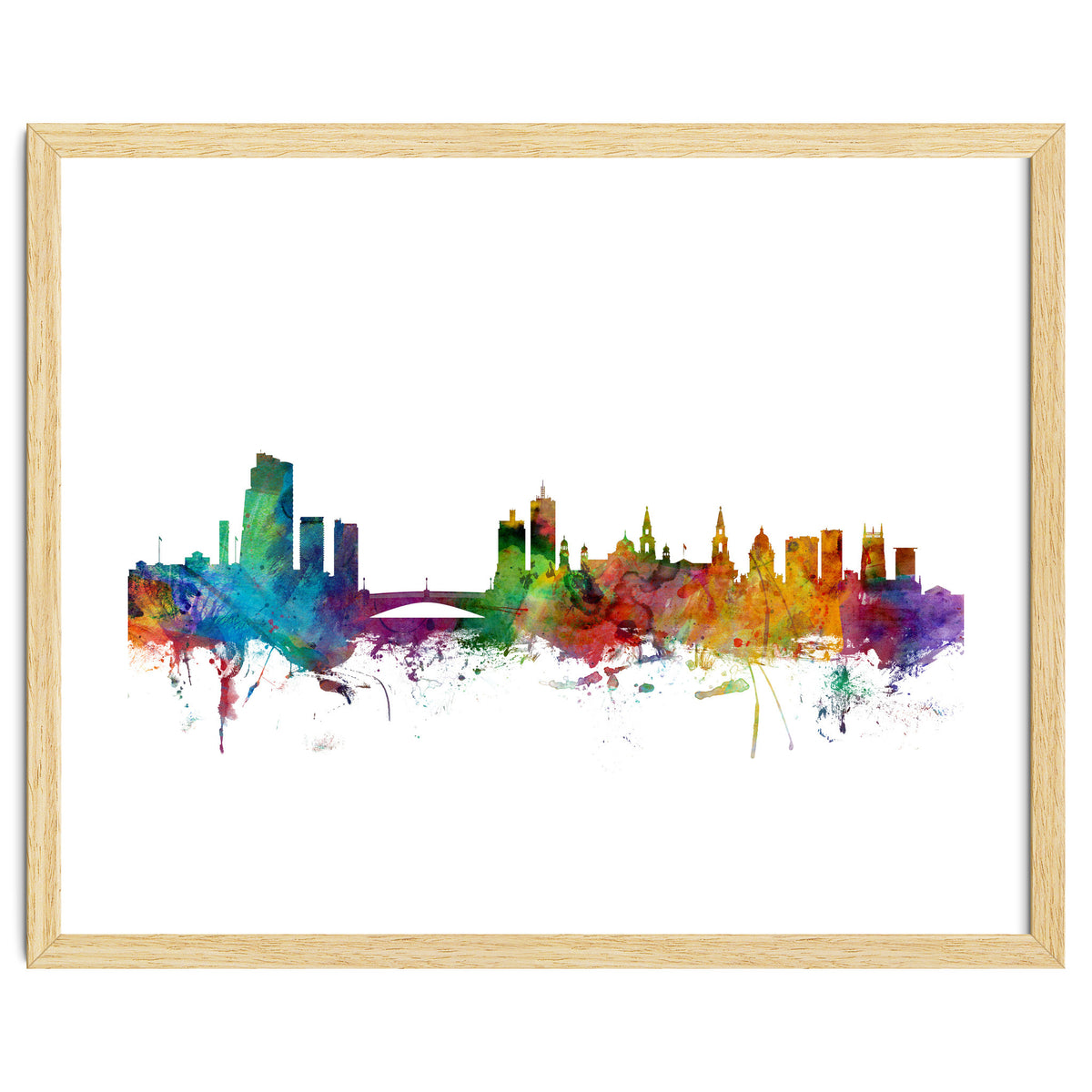 Leeds England Skyline