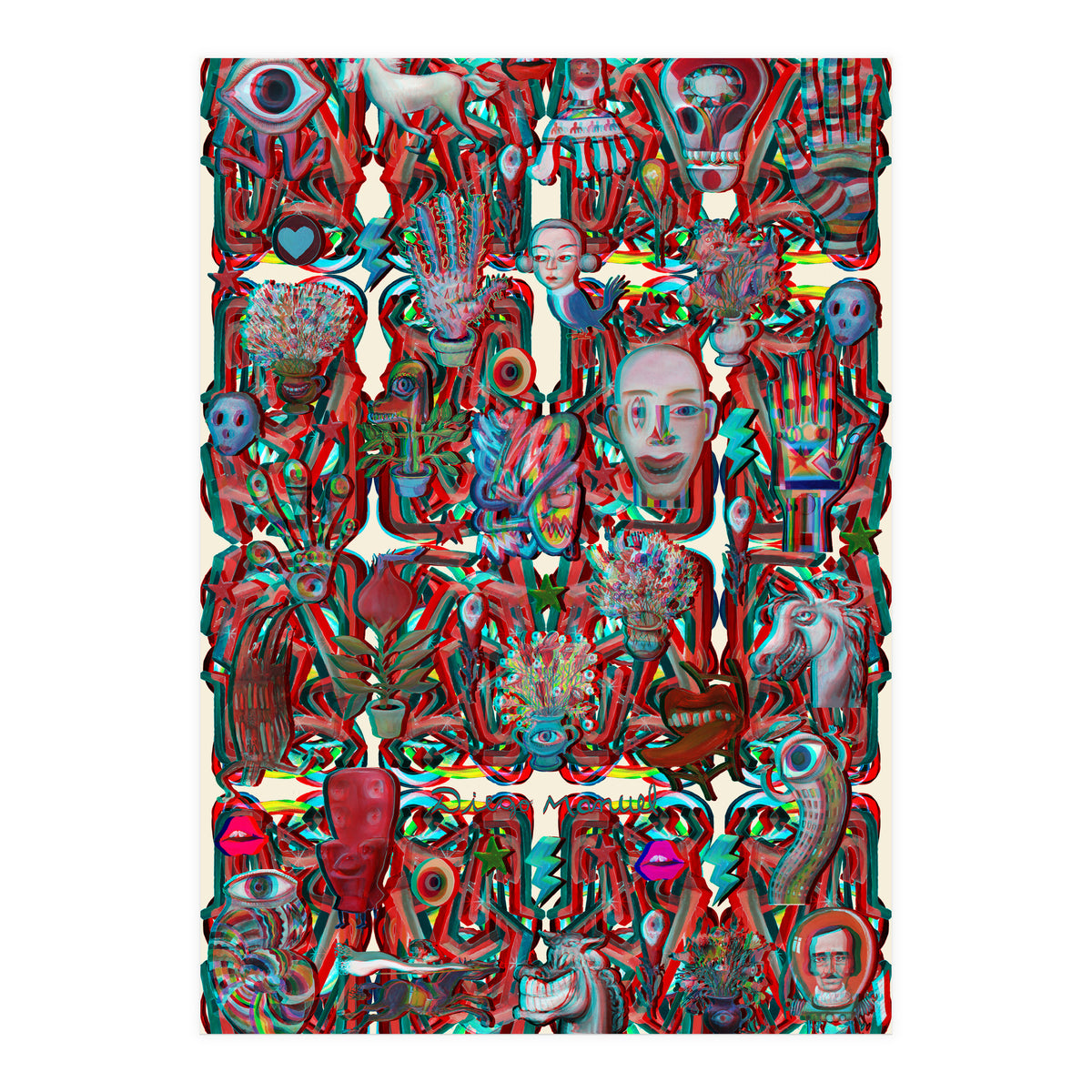 Formas 14 34 3d And Pop (Print Only)