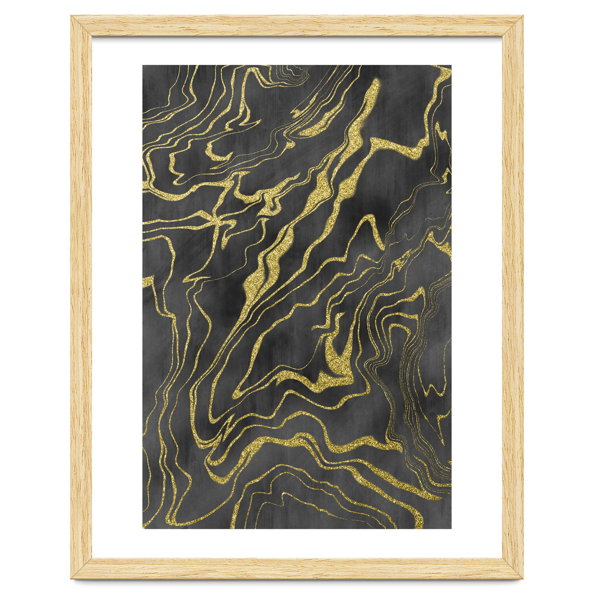 Golden Flows No. 9