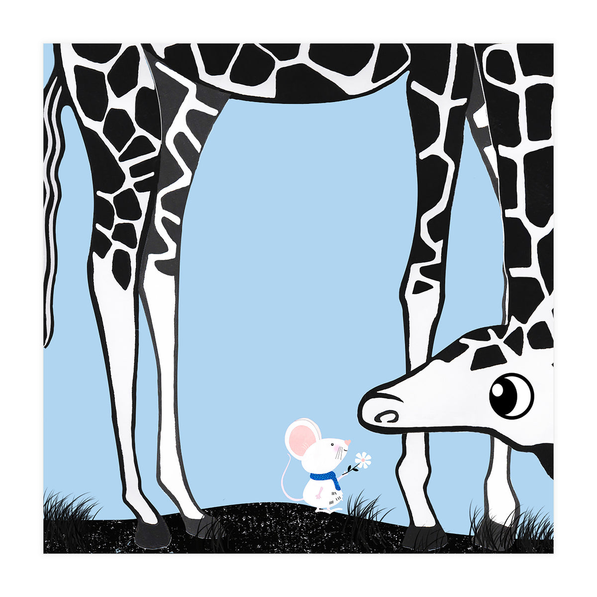 Magnani-mouse meets a friend (Print Only)