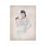 Posing With Gun (Print Only) thumbnail