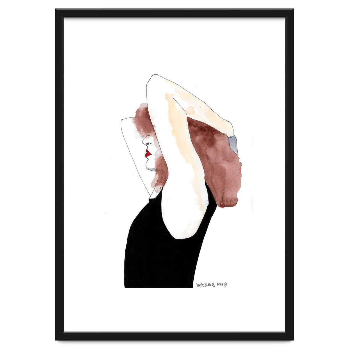 Untitled #6 - Woman in a black vest