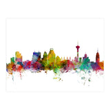 San Antonio Texas Skyline (Print Only) thumbnail