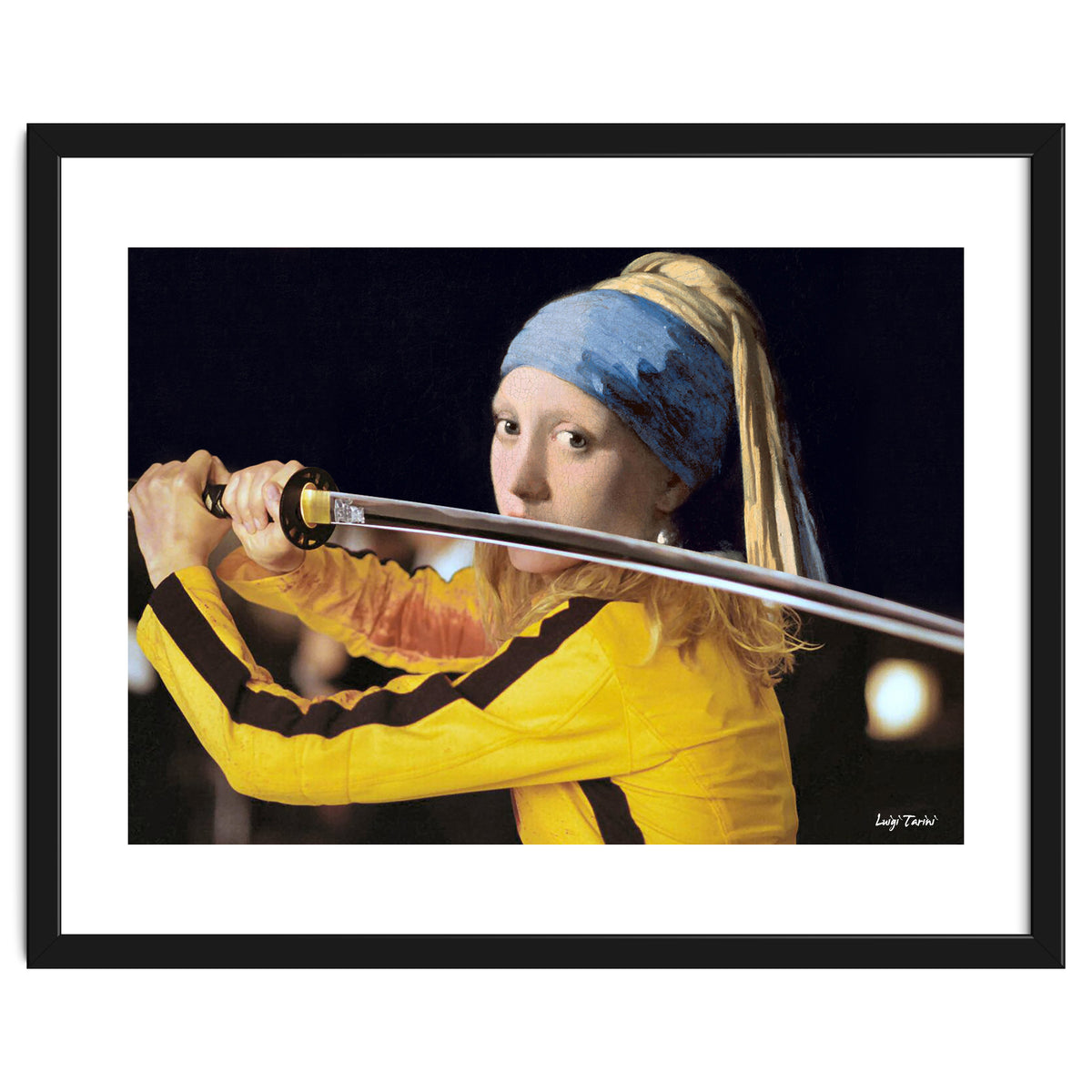 Vermeer's Girl with a Pearl Earring & Beatrix Kiddo From Kill Bill