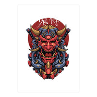 Japanese Oni Samurai (Print Only)