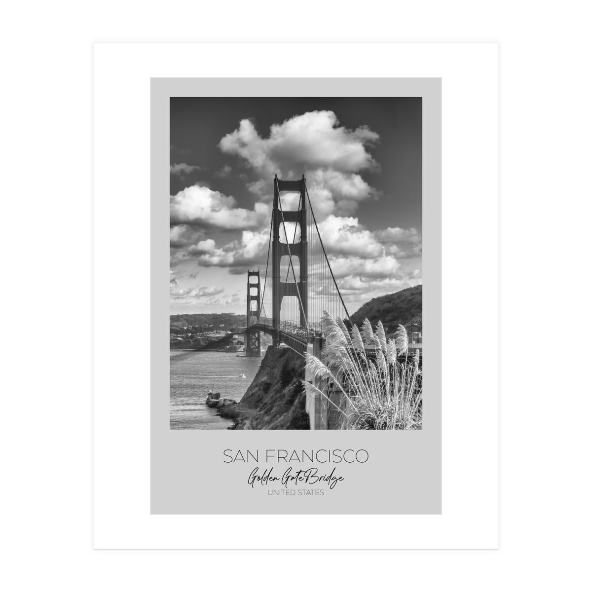 In focus: SAN FRANCISCO Golden Gate Bridge (Print Only)
