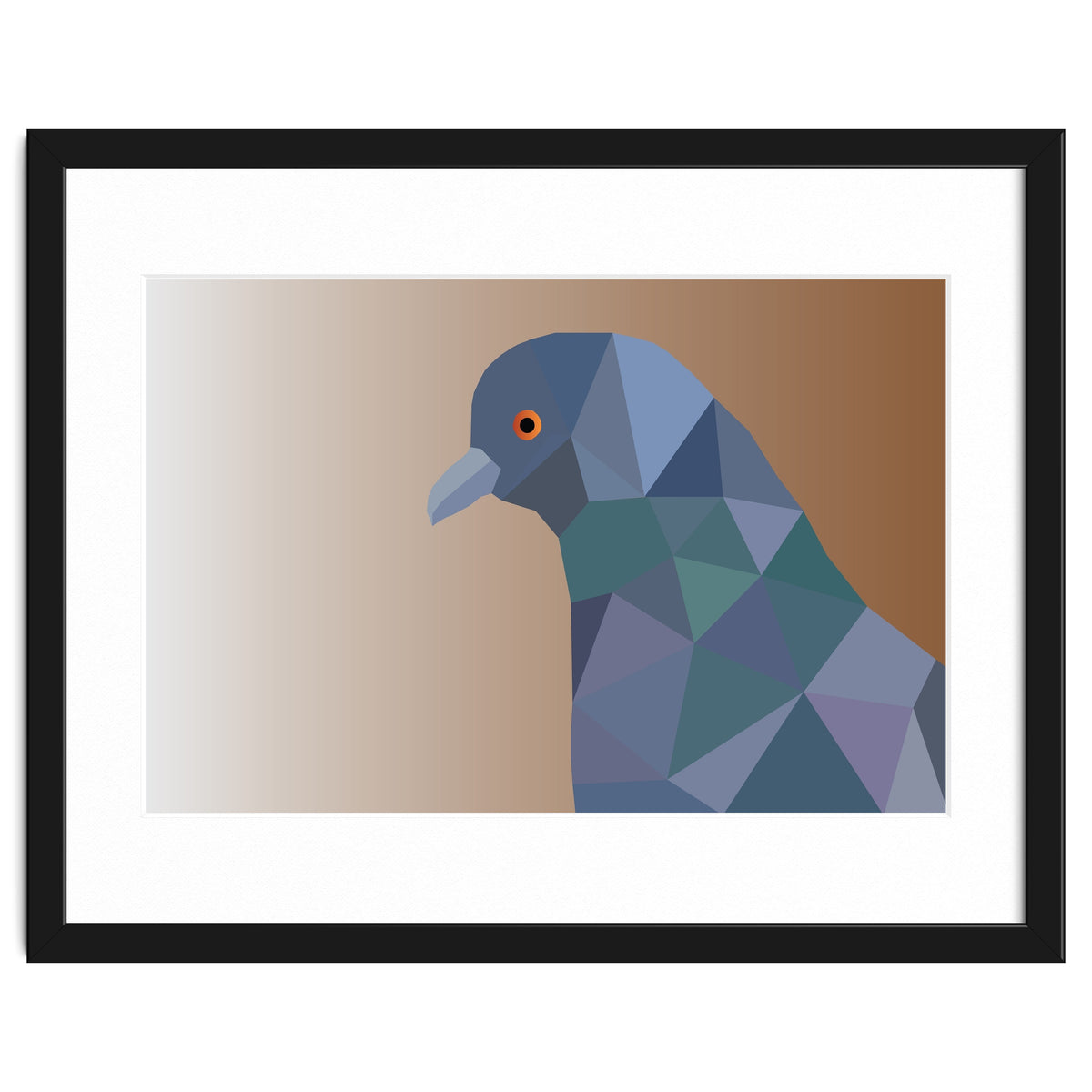 Pigeon Low Poly Art