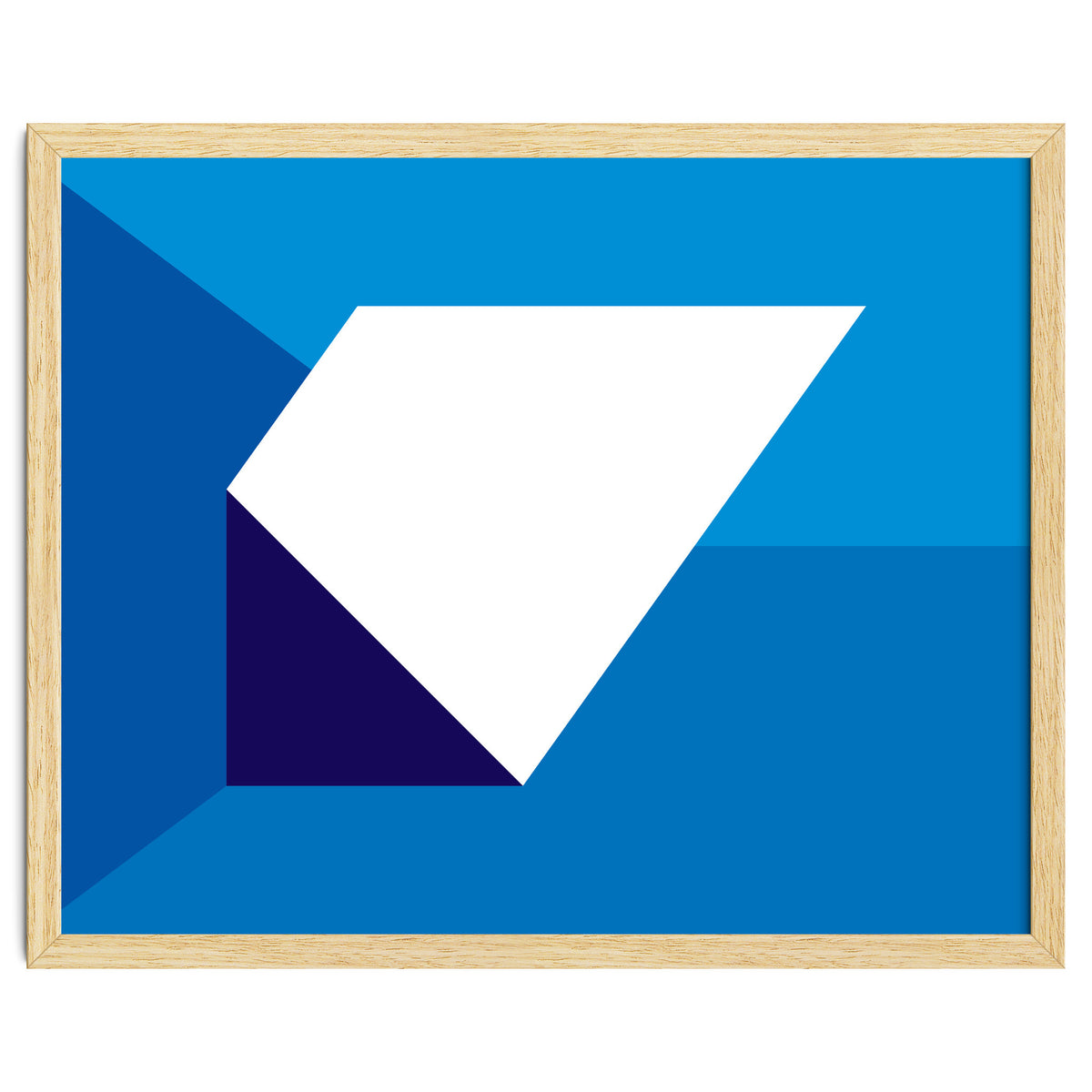 Geometric Shapes No. 32 -  blues