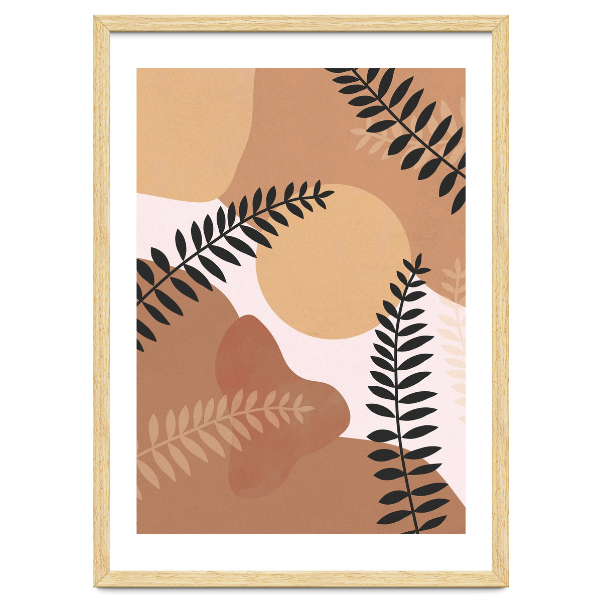 Boho Fern Leaves